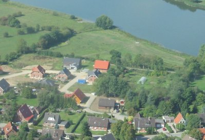 Luftbild vom Baugebiet Wischhof