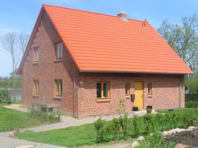 Haus, mit Eingang
